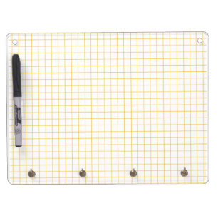 Simple design Plaid Square Pattern Dry Erase Board
