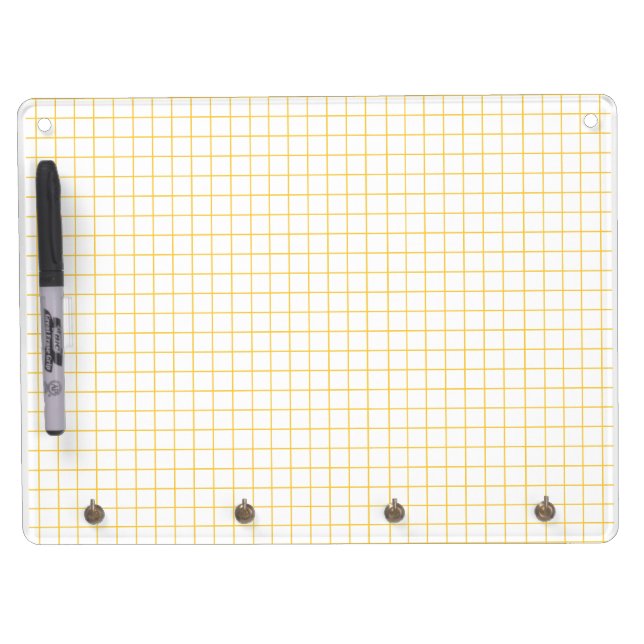 Simple design Plaid Square Pattern Dry Erase Board (Front)