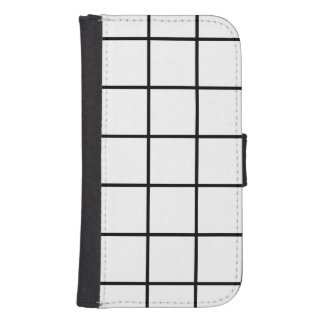 Simple design Plaid Square Pattern - Wallet Case