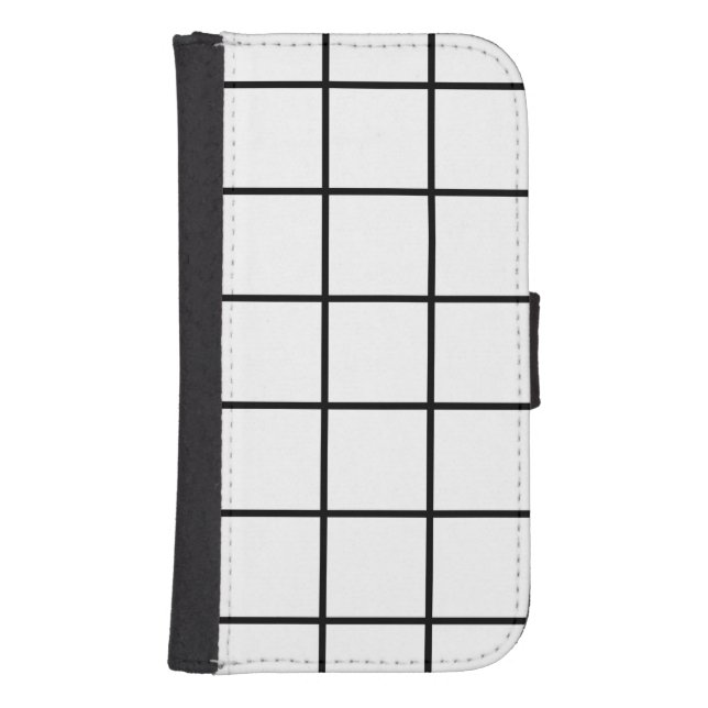 Simple design Plaid Square Pattern - Wallet Case (Front)