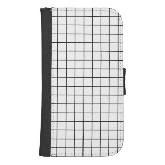 Simple design Plaid Square Pattern - Wallet Case