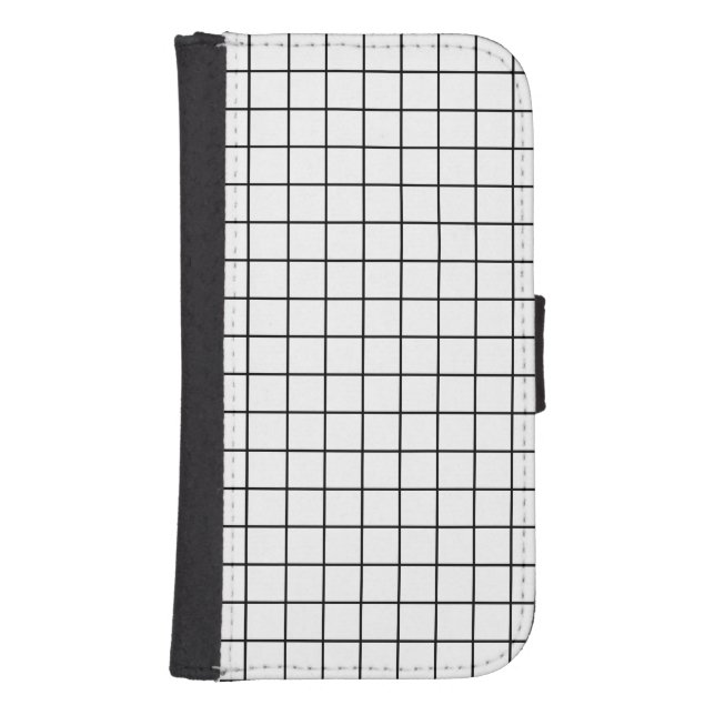 Simple design Plaid Square Pattern - Wallet Case (Front)