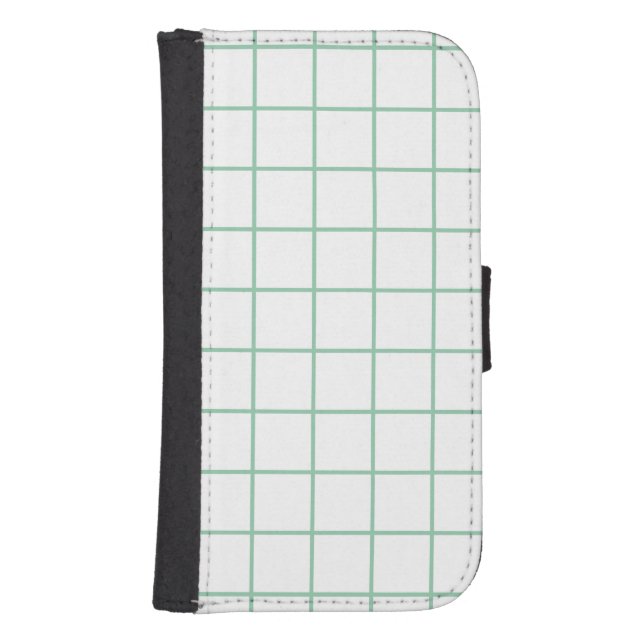 Simple design Plaid Square Pattern - Wallet Case (Front)