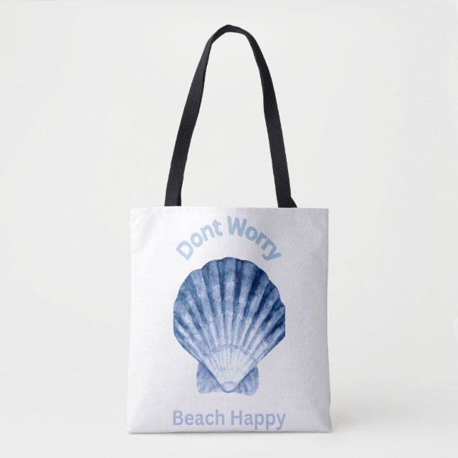 Simple design seashell tote bag (Front)