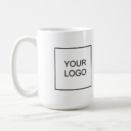 Simple Design Template Add Your Business Logo Coffee Mug