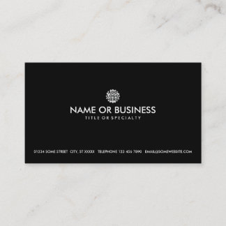 simple design your own business card