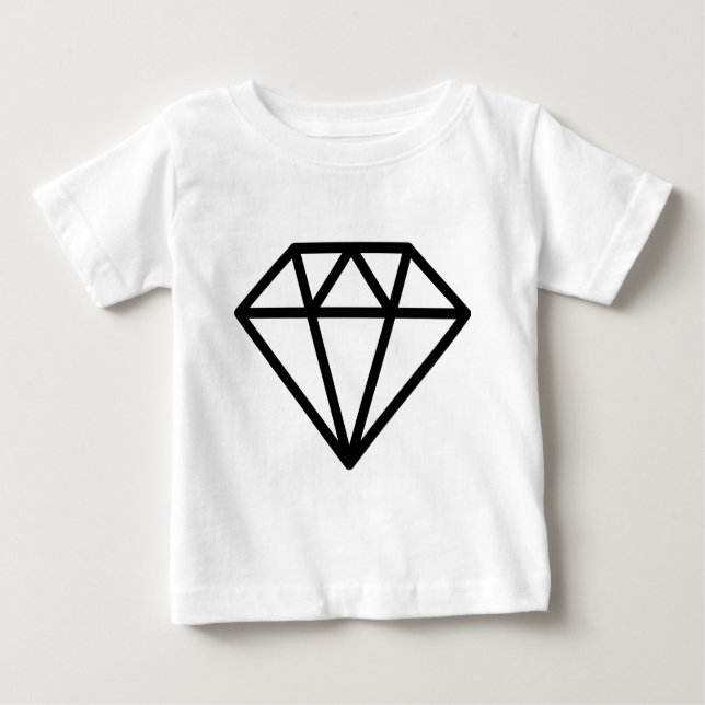 Simple Diamond Baby T-Shirt (Front)