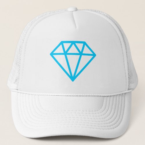 Simple Diamond Trucker Hat