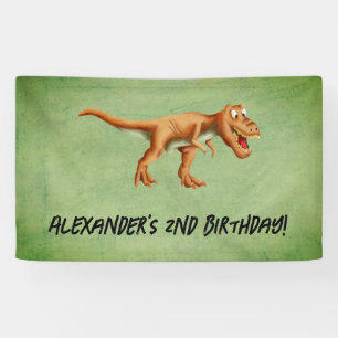 Simple Dinosaur Birthday Party Banner