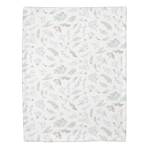 Ditsy Floral Pattern Duvet Covers Bedspreads Zazzle