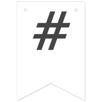 Simple DIY Wedding Bunting Flags | Zazzle