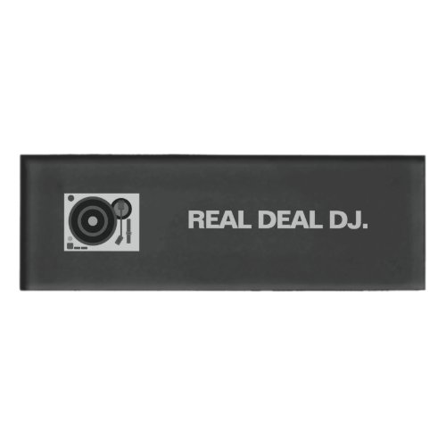 Simple DJ Graphic Template with Text Name Tag