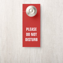 Simple DO NOT DISTURB hotel room door hangers Simple DO NOT DISTURB hotel room door hangers