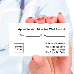 Simple Doctor Appointment Business Logo