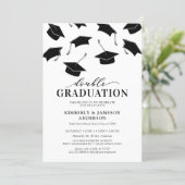 Simple Double Graduation Party Invitations (Standing Front)