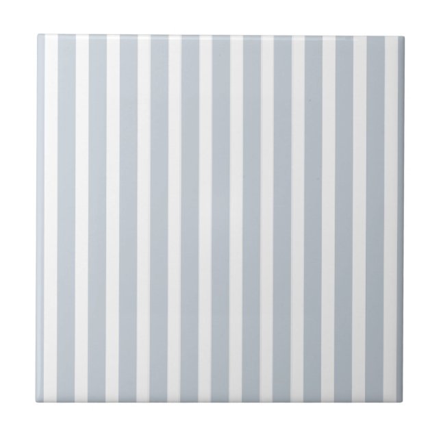 Simple double-sided decor in stripes & cage ceramic tile (Front)