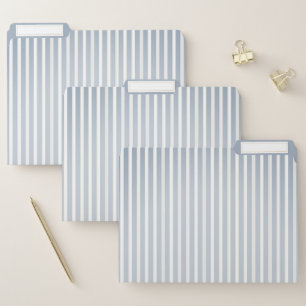 Simple double-sided decor in stripes & cage file folder