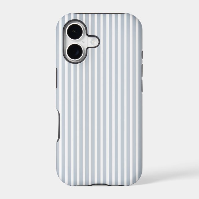 Simple double-sided decor in stripes & cage iphone case (Back)