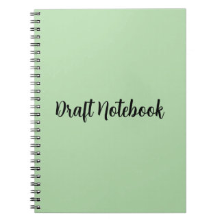 Simple Draft Book for School, Homework & Projects