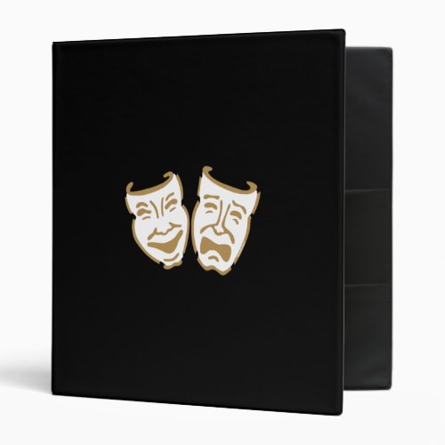 Simple Drama Masks Binder