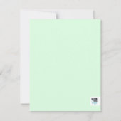 Simple Drawn Floral Green Note Card | Zazzle