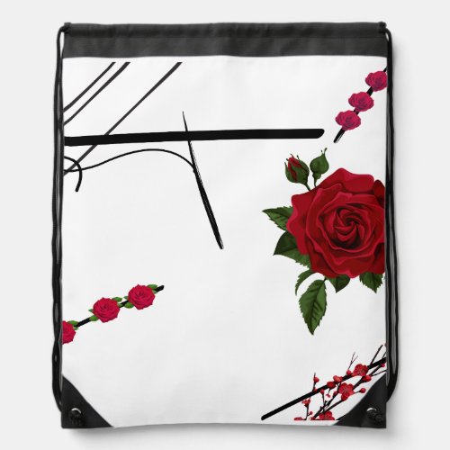 simple  drawstring bag