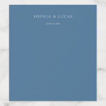 Simple Dusty Blue Wedding