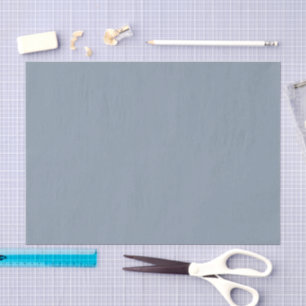 Simple dusty dove blue color tissue paper