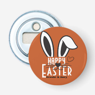 simple easter bunny simple cute family custom magn bottle opener