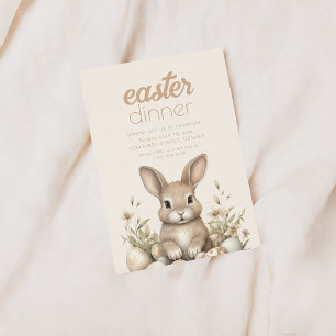 Simple Easter Dinner Invitation Template