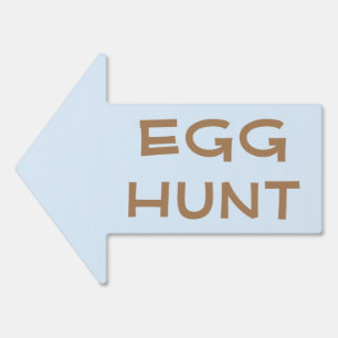 Simple Easter Egg Hunt Sign