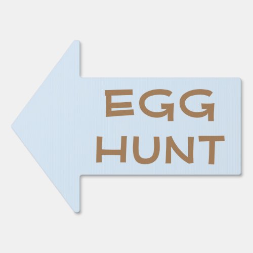 Simple Easter Egg Hunt Sign