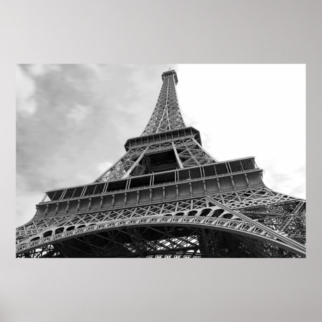 Simple Eiffel Tower Poster (Front)