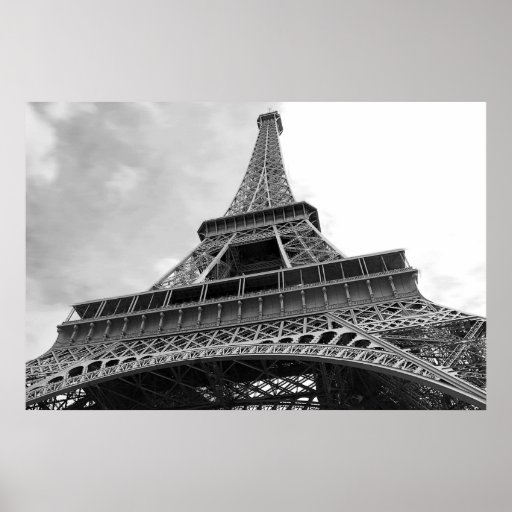 Simple Eiffel Tower Print | Zazzle
