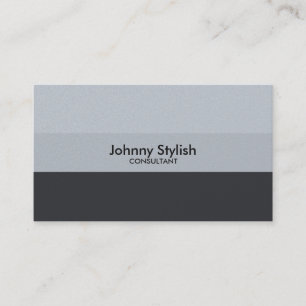 Simple elegance classy two colored style business card