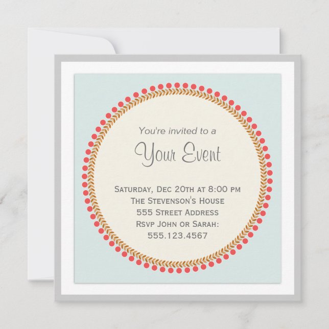 Simple Elegance Invitation (Front)