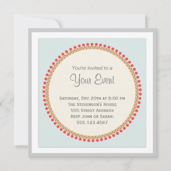 Simple Elegance Invitation by pixiestick at Zazzle