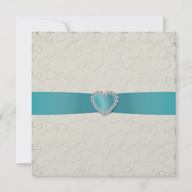 Simple Elegance - Teal Ribbon (Front)