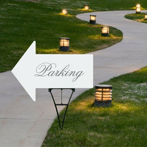 Simple Elegance Wedding Directional Sign