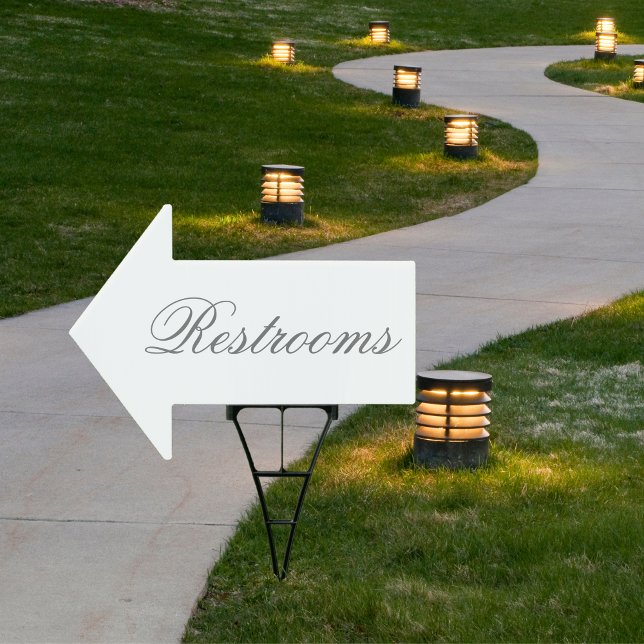 Simple Elegance Wedding Directional Sign (Creator Uploaded)