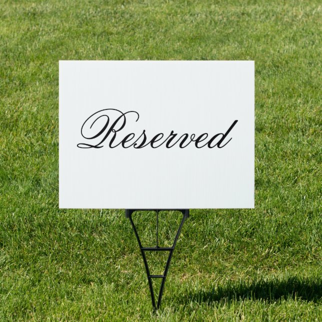 Simple Elegance Wedding Directional Sign (Insitu)