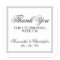 Simple Elegance White Wedding Thank You