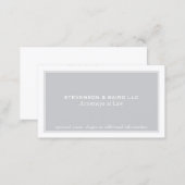 Simple Elegant Attorney Professional Business Card (Front/Back)