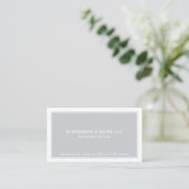 Simple Elegant Attorney Professional Business Card (Standing Front)