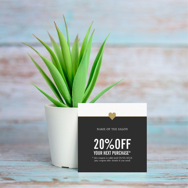 Simple Elegant Beauty Salon Coupon (Creator Uploaded)