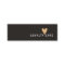 Simple Elegant Black White Faux Gold Heart