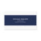 Simple Elegant Blue White Stripes Consultant