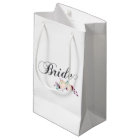 Simple & Elegant Bride Floral | Gift Bag
