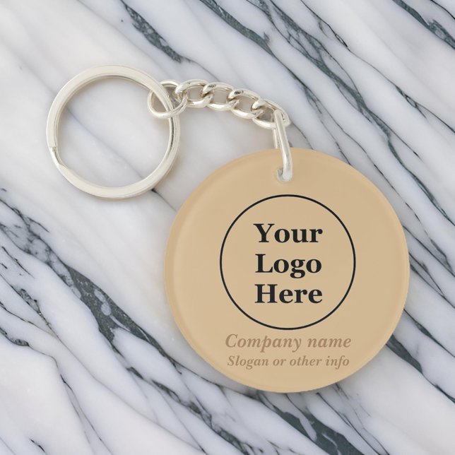 Simple elegant brown keychain (Creator Uploaded)