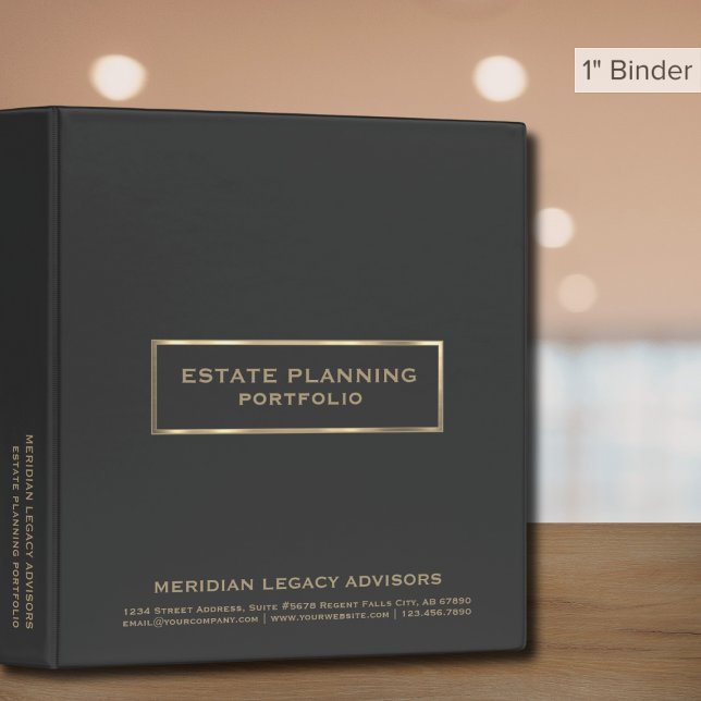 Simple Elegant Business 3 Ring Binder (Creator Uploaded)